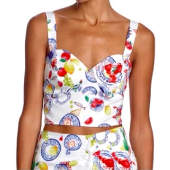 The Kat Top- Festive Feast Corey Lynn Calter Size M - Picture 1 of 6